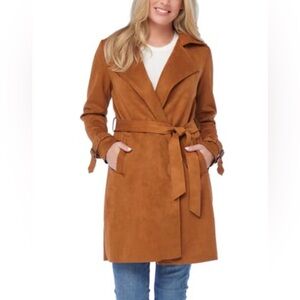 Elegant Women's Brown Trench Coat